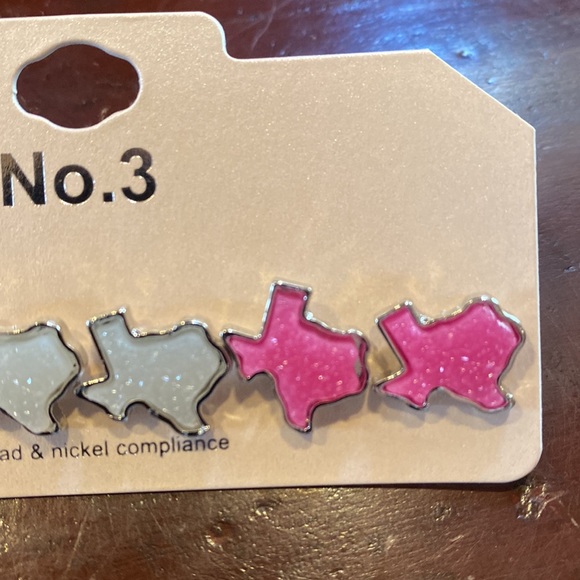 NWT Texas Shaped Stud Earrings - Picture 4 of 7